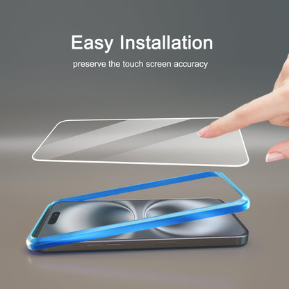 Ailun 2 Pack Screen Protector for iPhone 13 [6.1 inch Display] with 2 Pack Tempered Glass Camera Lens Protector,[9H Hardness]-HD