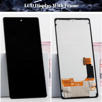 TFT for Google Pixel 6 LCD Display for Google Pixel 6 Screen Replacemet for GB7N6, G9S9B16, G9S9B, GR1YH Touch Screen Digitizer Display Assembly Repair Kits Without Frame(Black,NO Fingerprint)