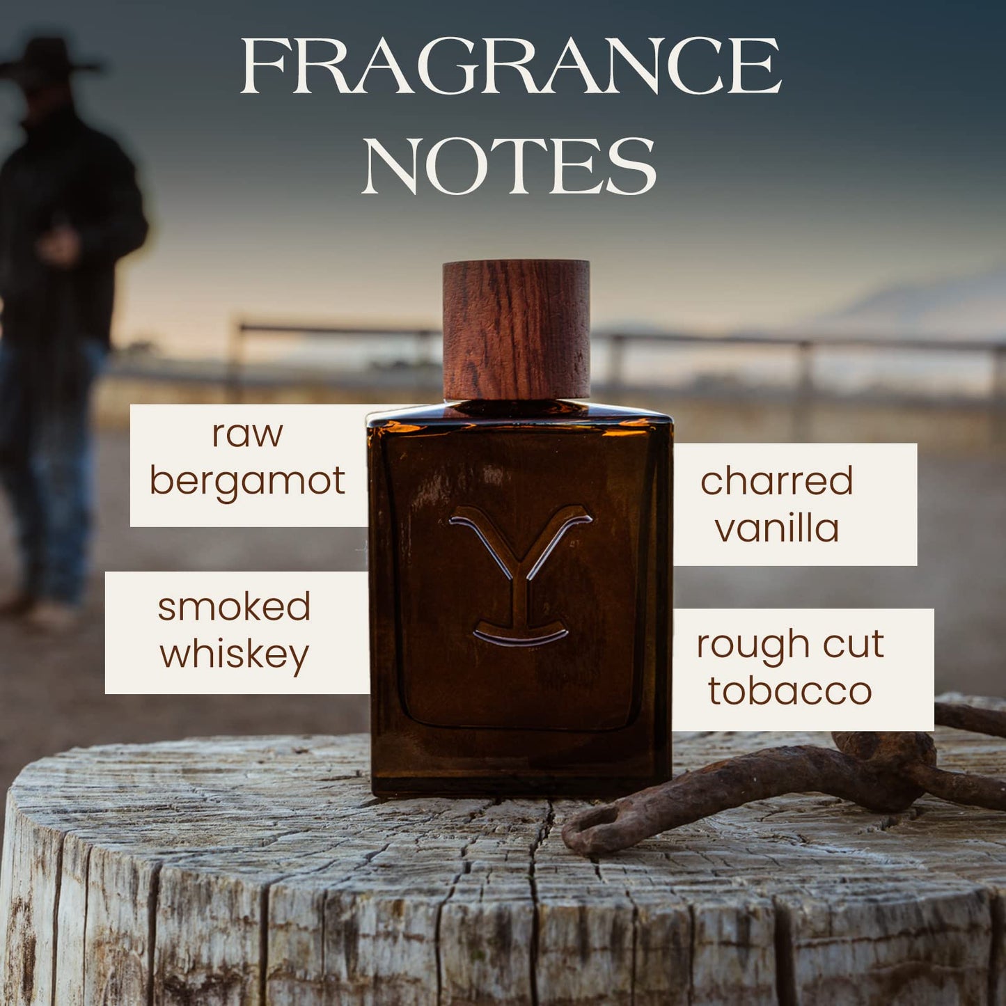 Tru Fragrance Beauty Yellowstone Ride Men's Cologne, 3.4 fl oz (100 ml) - Vibrant, Smokey, Rugged