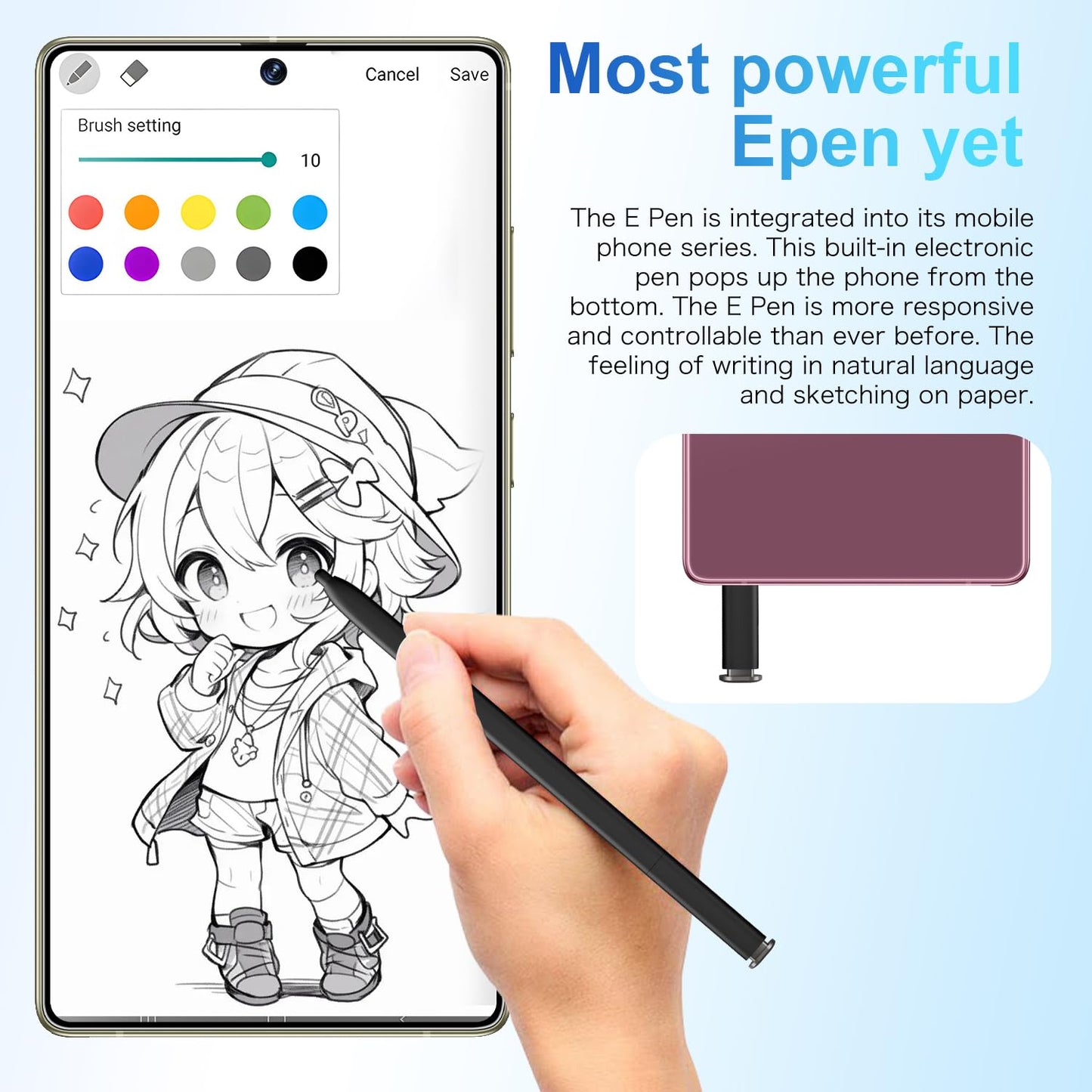 SZV I25 Ultra Unlocked Cell Phone,12+512GB 5G Unlocked Phone, Built in Pen Android 14 Battery 7000mAh 6.99" HD Screen Smartphone, Dual SIM/Face ID/Fingerprint Lock/GPS (Cyan, 12+512)