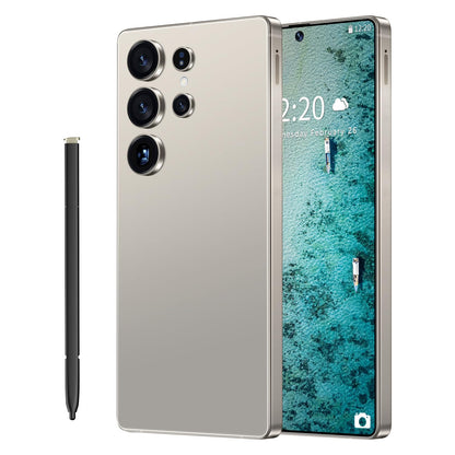 SZV I25 Ultra Unlocked Cell Phone,12+512GB 5G Unlocked Phone, Built in Pen Android 14 Battery 7000mAh 6.99" HD Screen Smartphone, Dual SIM/Face ID/Fingerprint Lock/GPS (Cyan, 12+512)