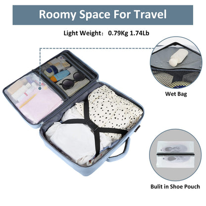 Taygeer Travel Backpack for Women, Carry On Backpack with USB Charging Port & Shoe Pouch, TSA 15.6inch Laptop Mochila Flight Approved, Nurse Bag Casual Daypack for Weekender Business Hiking, Pink