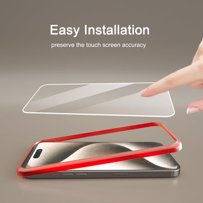 Ailun 2 Pack Screen Protector for iPhone 13 [6.1 inch Display] with 2 Pack Tempered Glass Camera Lens Protector,[9H Hardness]-HD