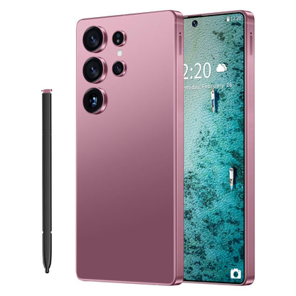 SZV I25 Ultra Unlocked Cell Phone,12+512GB 5G Unlocked Phone, Built in Pen Android 14 Battery 7000mAh 6.99" HD Screen Smartphone, Dual SIM/Face ID/Fingerprint Lock/GPS (Cyan, 12+512)