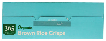 365 by Whole Foods Market, Organic Brown Rice Crisps Cereal, 12 Ounce