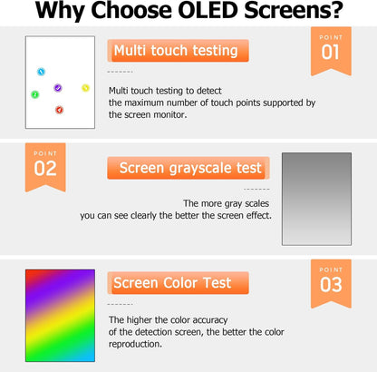 OLED for Google Pixel 6 Pro 5G LCD Screen Replacement for Pixel 6 Pro LCD Display GLUOG G8VOU Screen Touch Digitizer Assembly+Installation Video（with Fingerprint Function,No Fingerprint Cable