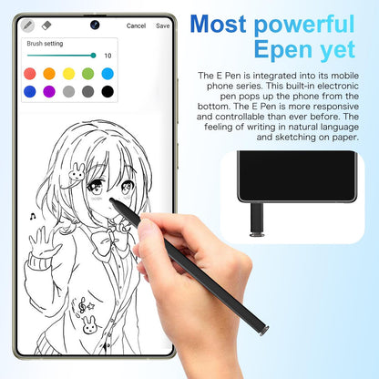 SZV I25 Ultra Unlocked Cell Phone,12+512GB 5G Unlocked Phone, Built in Pen Android 14 Battery 7000mAh 6.99" HD Screen Smartphone, Dual SIM/Face ID/Fingerprint Lock/GPS (Cyan, 12+512)