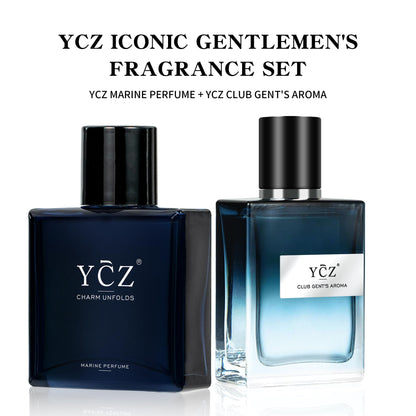Ycz CLUB GENT'S AROMA, 1.7oz(50ml), Man Perfume, Nightclub Essential Fragrance, Long Lasting Cologne for Men with Aromatic Woody Notes of Aldehyde, Ginger, Mint, and Lemon