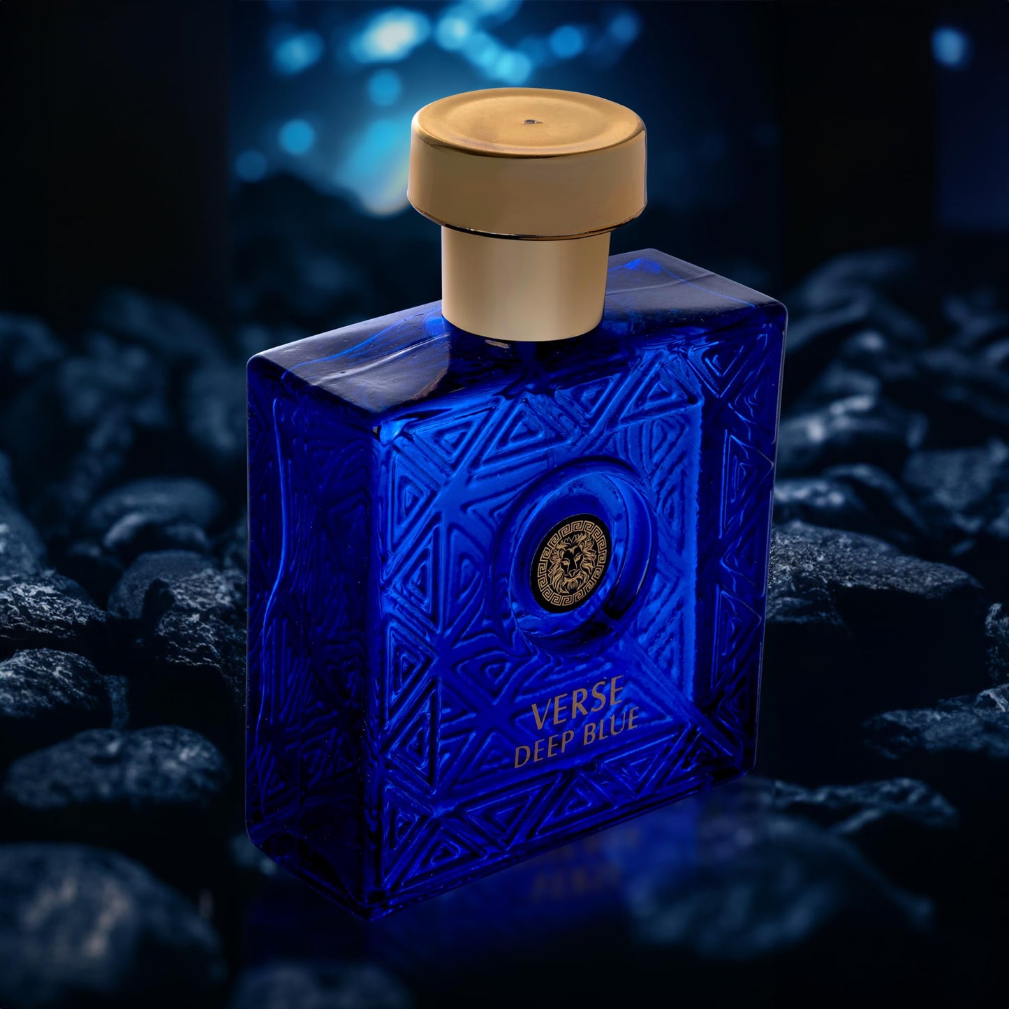 NovoGlow Verse Deep Blue, Eau de Parfum Spray Perfume, Fragrance For Men- Daywear, Casual Daily Cologne 3.4 Oz Bottle- Ideal EDP Beauty Gift for Birthday, Anniversary