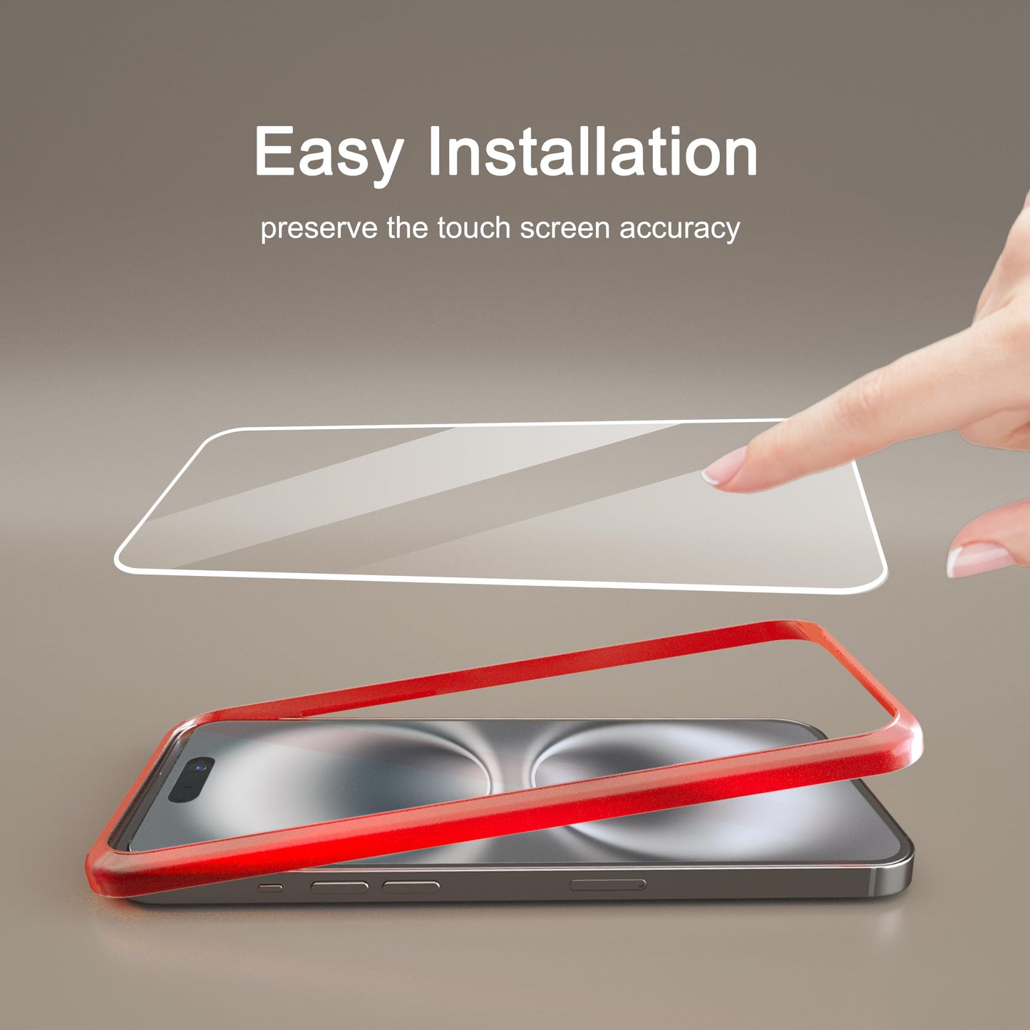 Ailun 2 Pack Screen Protector for iPhone 13 [6.1 inch Display] with 2 Pack Tempered Glass Camera Lens Protector,[9H Hardness]-HD