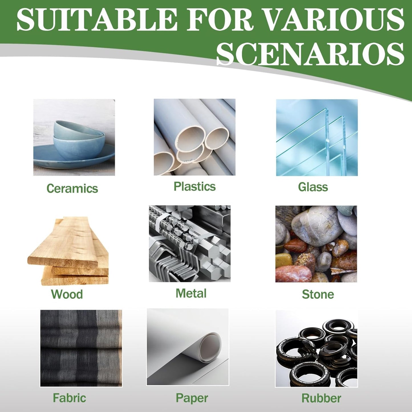 Multi-Purpose Super Glue | 120ml (4oz) High Strength Clear Adhesive with Brush | for Wood, Ceramics, Leather, Plastic | DIY Crafts & Metal Repair