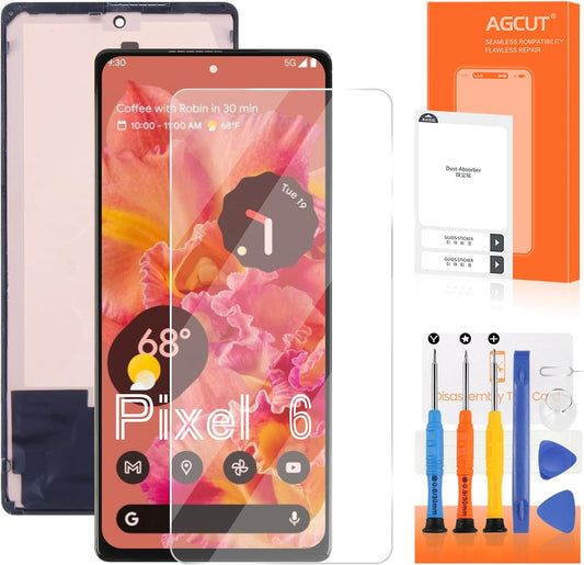 OLED for Google Pixel 6 Screen Replacement for Pixel 6 LCD Display GB7N6 G9S9B16 LCD Digitizer Screen Touch Assembly Repair Parts