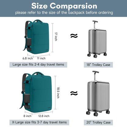 Taygeer Travel Backpack for Women, Carry On Backpack with USB Charging Port & Shoe Pouch, TSA 15.6inch Laptop Mochila Flight Approved, Nurse Bag Casual Daypack for Weekender Business Hiking, Pink