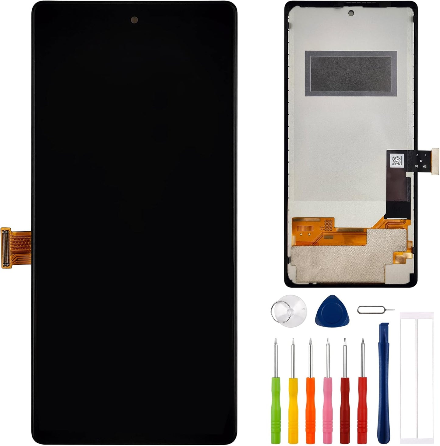 TFT LCD Digital Display Compatible with Google Pixel 6 GB7N6 G9S9B16 6.4" LCD Display Touch Screen Assembly (No Fingerprint Support)+Tools