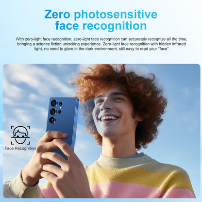 SZV I25 Ultra Unlocked Cell Phone,12+512GB 5G Unlocked Phone, Built in Pen Android 14 Battery 7000mAh 6.99" HD Screen Smartphone, Dual SIM/Face ID/Fingerprint Lock/GPS (Cyan, 12+512)