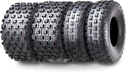 4 Sport ATV Tires 22X7-10 & 22X10-9 90-04 Yamaha Warrior 350X GNCC Race