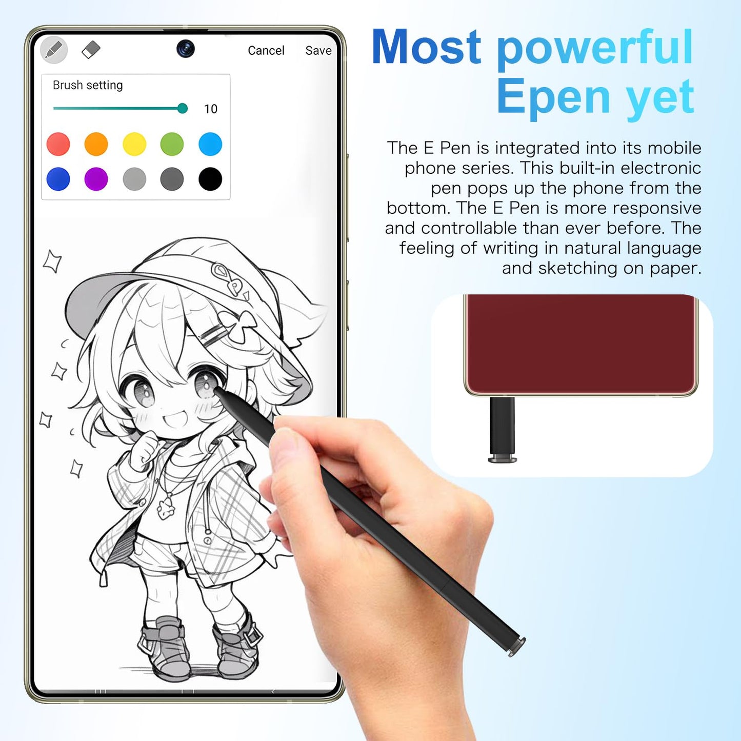 SZV I25 Ultra Unlocked Cell Phone,12+512GB 5G Unlocked Phone, Built in Pen Android 14 Battery 7000mAh 6.99" HD Screen Smartphone, Dual SIM/Face ID/Fingerprint Lock/GPS (Cyan, 12+512)