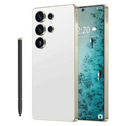 SZV I25 Ultra Unlocked Cell Phone,12+512GB 5G Unlocked Phone, Built in Pen Android 14 Battery 7000mAh 6.99" HD Screen Smartphone, Dual SIM/Face ID/Fingerprint Lock/GPS (Cyan, 12+512)