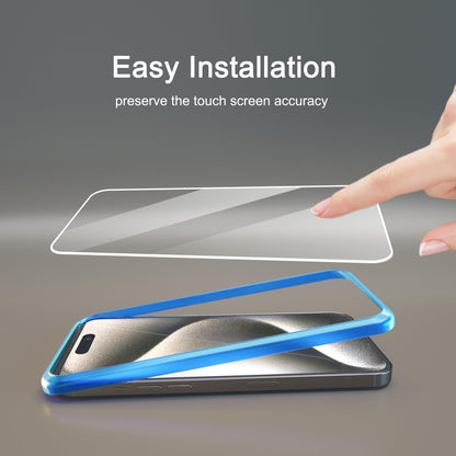 Ailun 2 Pack Screen Protector for iPhone 13 [6.1 inch Display] with 2 Pack Tempered Glass Camera Lens Protector,[9H Hardness]-HD