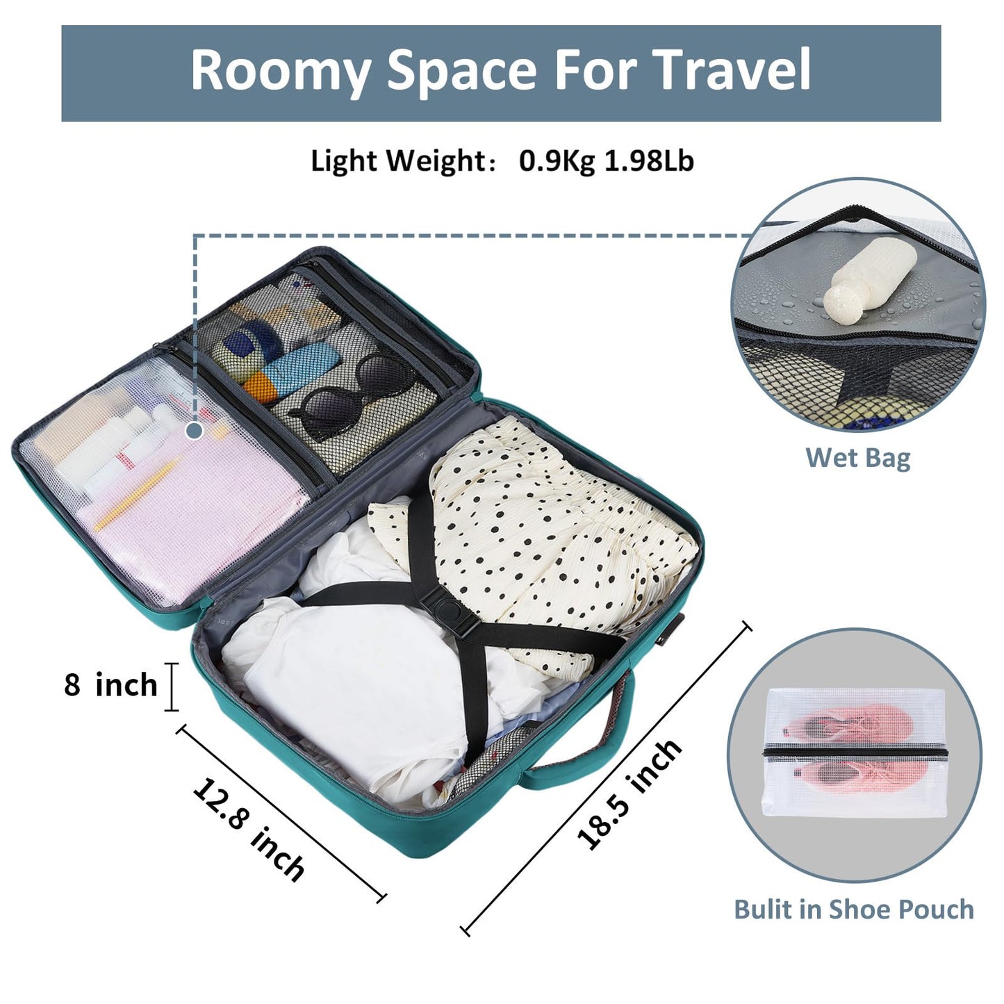 Taygeer Travel Backpack for Women, Carry On Backpack with USB Charging Port & Shoe Pouch, TSA 15.6inch Laptop Mochila Flight Approved, Nurse Bag Casual Daypack for Weekender Business Hiking, Pink