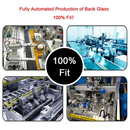 OEM Rear Back Glass Replacement (Pacific Blue) Compatible with iPhone 12 pro max 6.7 inches All Carriers with Pre-Installed Adhesive and Repairing Tool Kits