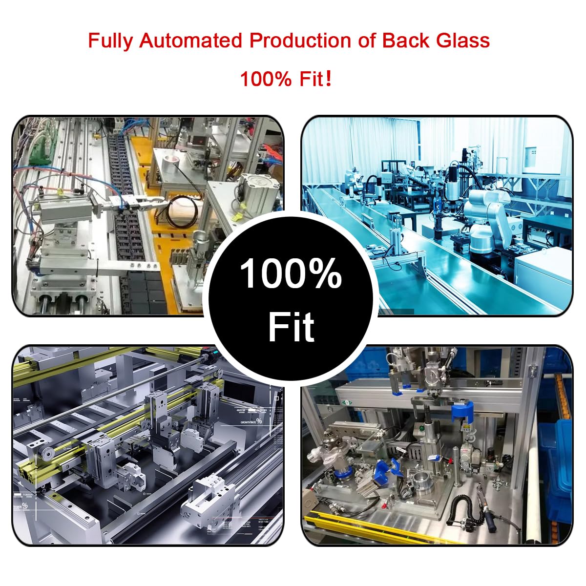 OEM Rear Back Glass Replacement (Pacific Blue) Compatible with iPhone 12 pro max 6.7 inches All Carriers with Pre-Installed Adhesive and Repairing Tool Kits