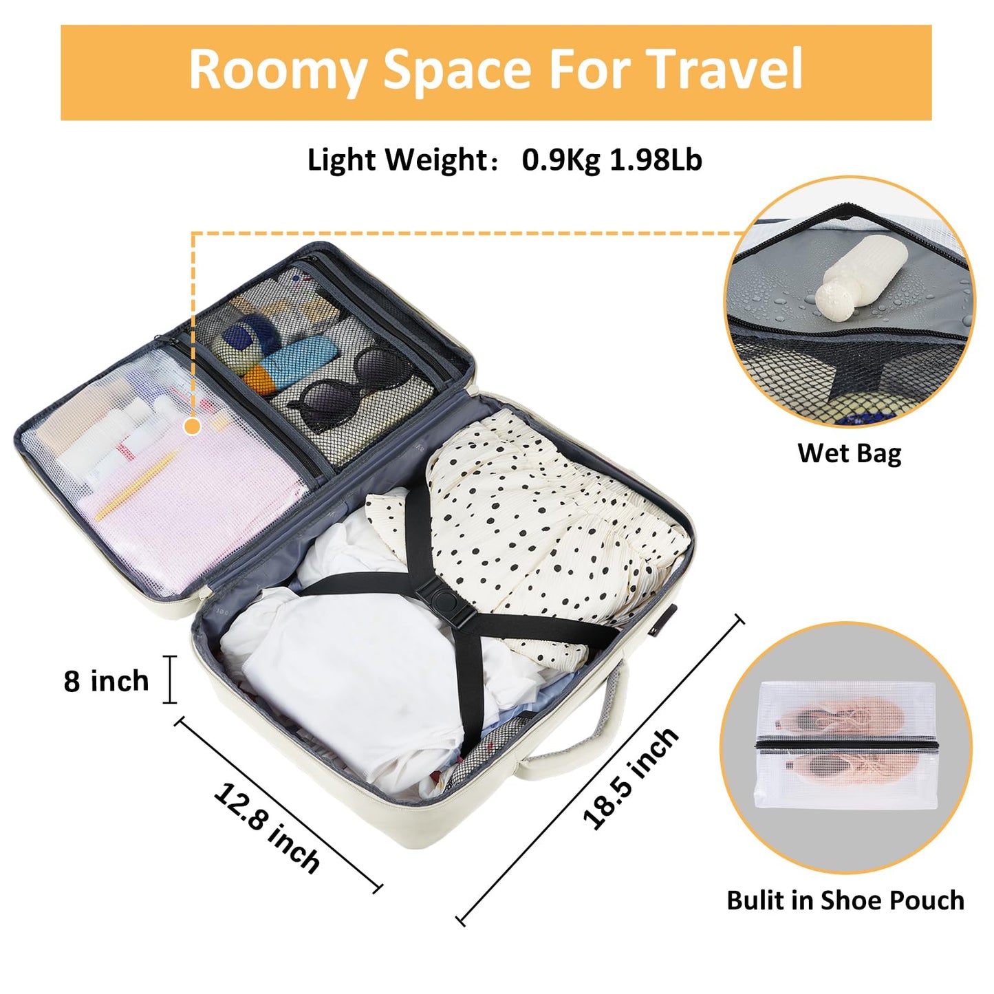 Taygeer Travel Backpack for Women, Carry On Backpack with USB Charging Port & Shoe Pouch, TSA 15.6inch Laptop Mochila Flight Approved, Nurse Bag Casual Daypack for Weekender Business Hiking, Pink