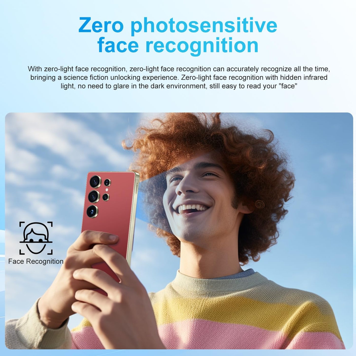 SZV I25 Ultra Unlocked Cell Phone,12+512GB 5G Unlocked Phone, Built in Pen Android 14 Battery 7000mAh 6.99" HD Screen Smartphone, Dual SIM/Face ID/Fingerprint Lock/GPS (Cyan, 12+512)