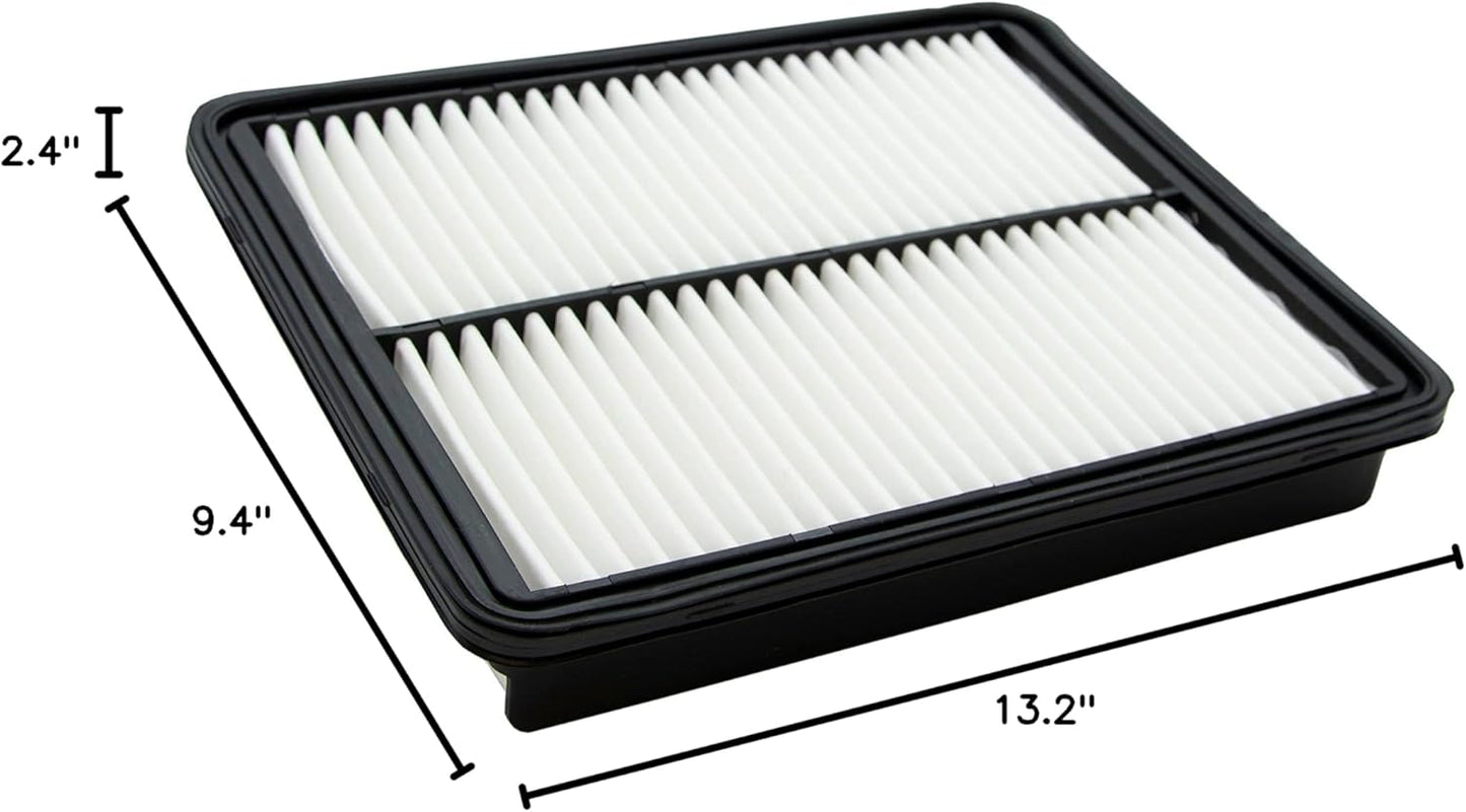 XA6124 Premium Engine Air Filter Fits 2011-2015 Hyundai Sonata, 2011-2016 Kia Optima, 2011-2013 Sorento, 2010-2012 Hyundai Santa Fe, 2012-2017 Azera, 2014-2016 Kia Cadenza