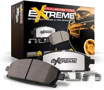 Z36-1680 Front Z36 Truck & Tow Carbon-Fiber Ceramic Brake Pads for 2013-2022 Ford F-250 F-350 | 2013-2016 F-450 Super Duty 8 Lug