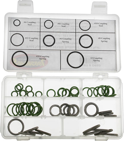 OR60 A/C Springlock and HNBR O-Ring Assortment for Ford - 60 Piece