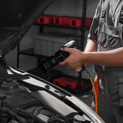 Wheel Bearing Locknut Socket Set - Remove and Install Wheel Bearing Lock Nuts 1/2 Inch Drive 7 Piece SAE and Metric 6-Point Socket with Storage Case for Ford, Dodge, and Toyota Vehicles