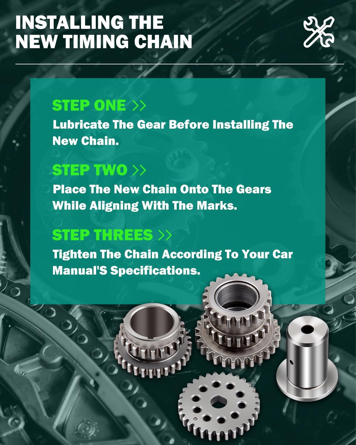 Timing Chain Kit for for Ford for Mercury Ranger for Explorer Mustang for Mountaineer 4.0L