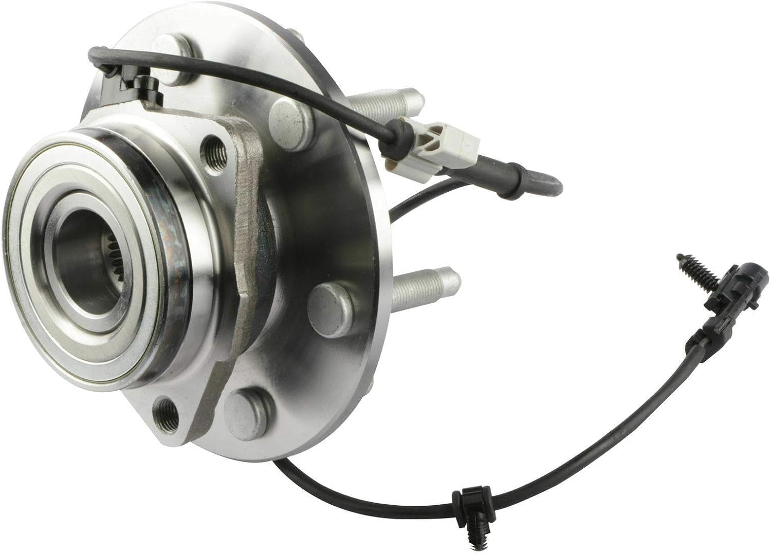 Wheel Bearing Hub Front Assembly 515036X2 Compatible for GMC Sierra 1500 Only for 4WD with ABS 6 Lug (Set of 2)