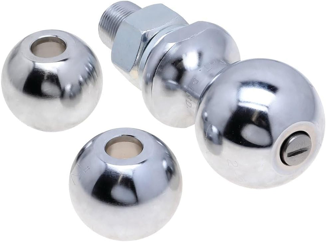 Towpower 74309 Interchangeable Trailer Hitch Ball, (1-7/8 Inch Diameter Ball, 2 Inch Diameter Ball and 2-5/16 Inch Diameter Ball), 8,000 Lbs. Capacity