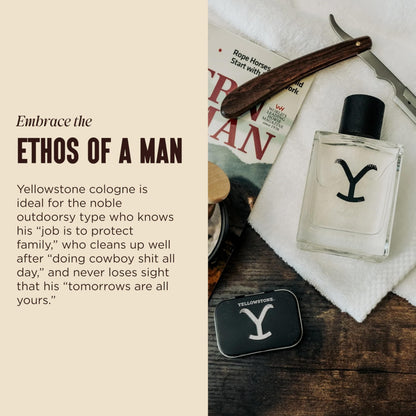 Tru Fragrance Beauty Yellowstone Ride Men's Cologne, 3.4 fl oz (100 ml) - Vibrant, Smokey, Rugged