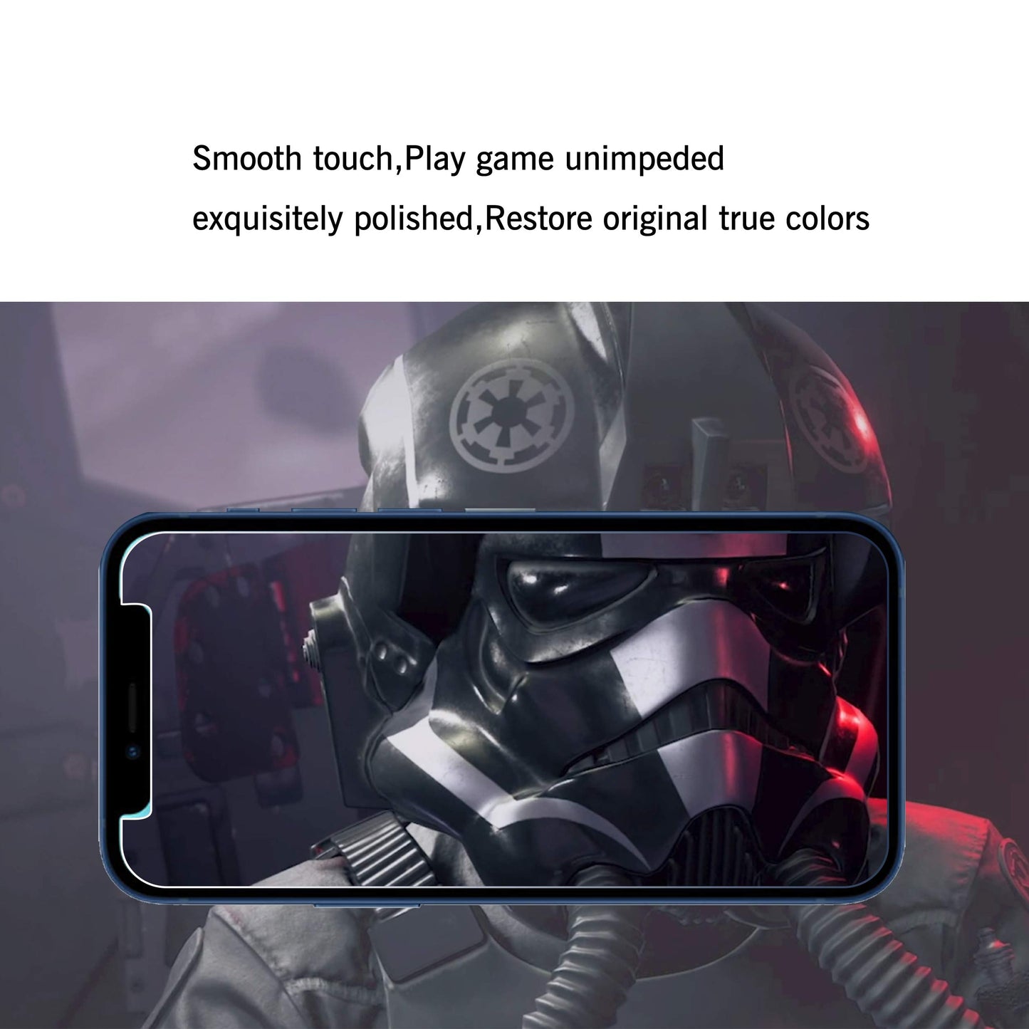 Ailun 2 Pack Screen Protector for iPhone 13 [6.1 inch Display] with 2 Pack Tempered Glass Camera Lens Protector,[9H Hardness]-HD