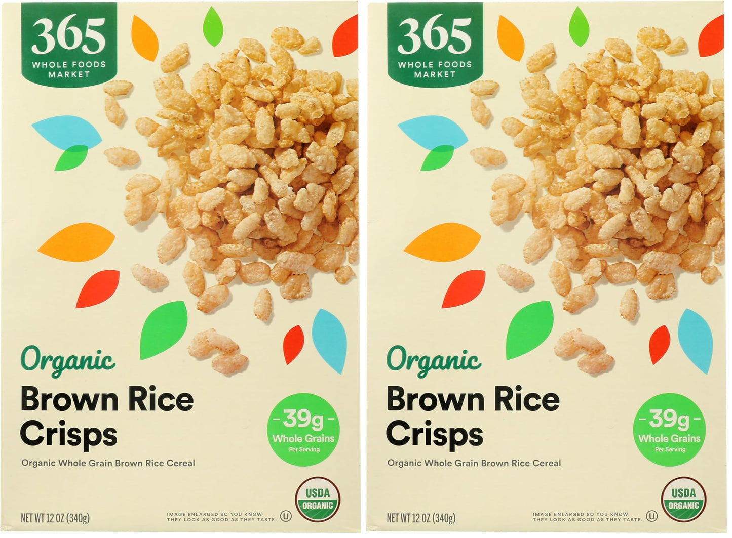 365 by Whole Foods Market, Organic Brown Rice Crisps Cereal, 12 Ounce