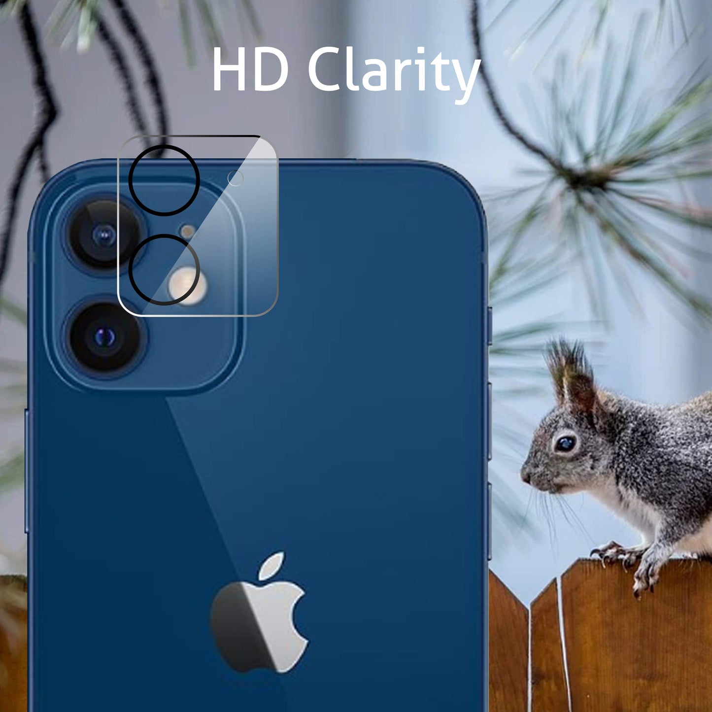 Ailun 2 Pack Screen Protector for iPhone 13 [6.1 inch Display] with 2 Pack Tempered Glass Camera Lens Protector,[9H Hardness]-HD