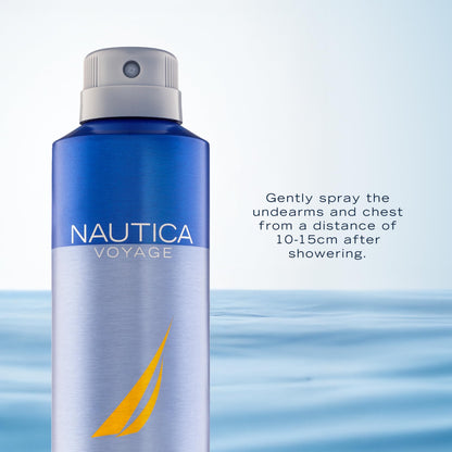 Nautica Voyage Eau De Toilette, Cologne and Fragrance For Men, Fresh, Romantic, Fruity Scent Woody, Aquatic Notes of Apple, Water Lotus, Cedarwood, and Musk Ideal Day Wear, Long Lasting 3.3Fl oz