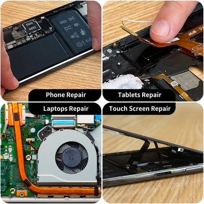 2mm / 3mm x 50M LCD Repair Tape Phone Screen Adhesive Tape LCD Touch Screen Repair Tape with 1 Tweezers for Cell Phone, iPad, Tablets, Laptops, LCD Screen