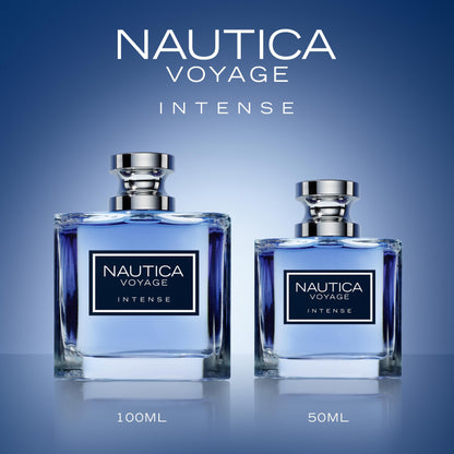 Nautica Voyage Eau De Toilette, Cologne and Fragrance For Men, Fresh, Romantic, Fruity Scent Woody, Aquatic Notes of Apple, Water Lotus, Cedarwood, and Musk Ideal Day Wear, Long Lasting 3.3Fl oz