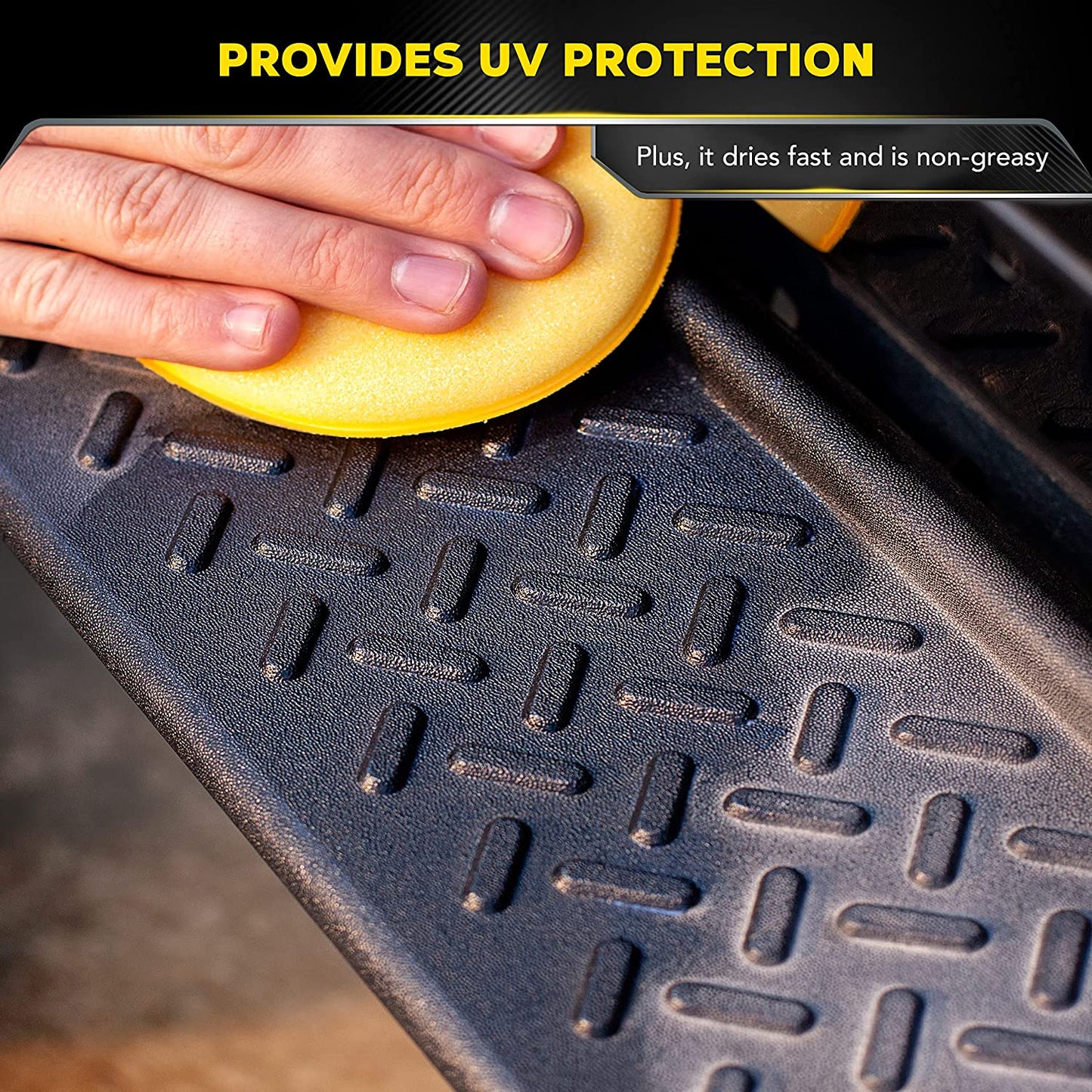 Ultimate Black Plastic Restorer, Durable Car Restorer That Gives New Life to Exterior Black Plastic, Vinyl, and Rubber Trim, 12 Oz Bottle