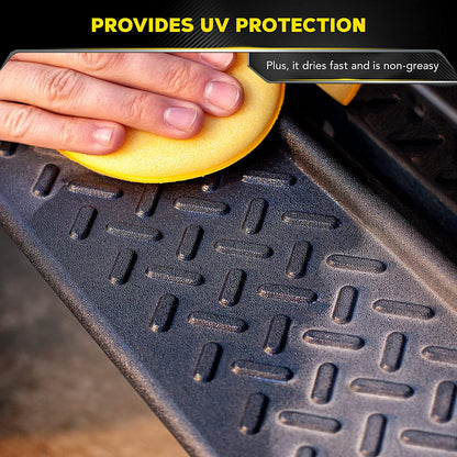 Ultimate Black Plastic Restorer, Durable Car Restorer That Gives New Life to Exterior Black Plastic, Vinyl, and Rubber Trim, 12 Oz Bottle