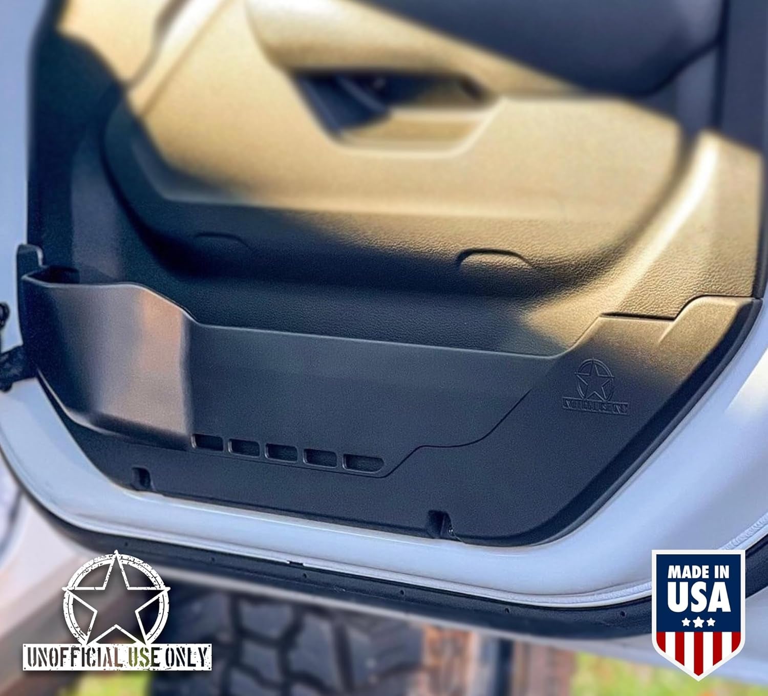 ™ 4-Door Pockets for 2018-2025 Jeep Wrangler JL, JLU, JT Gladiator | Electric Seat Compatible | Made in USA