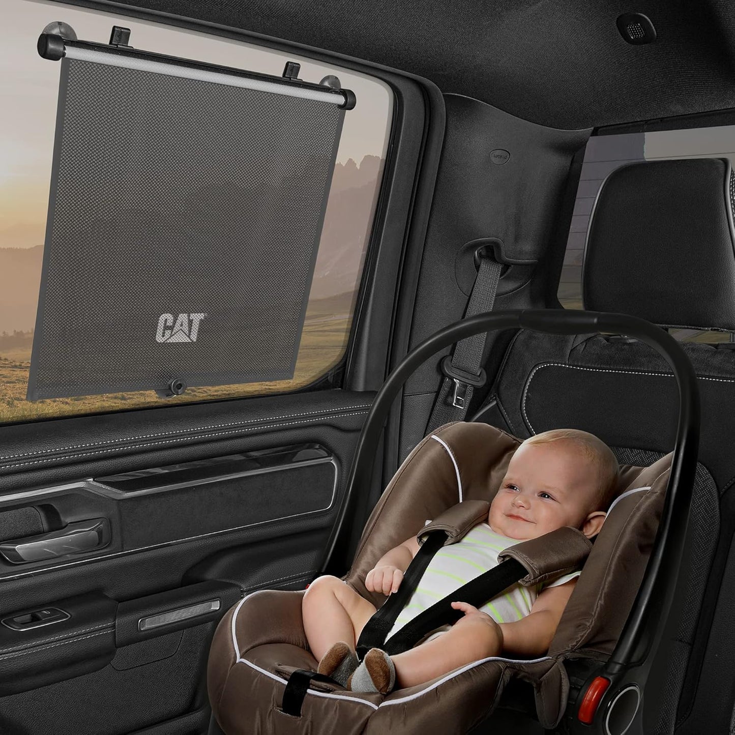 ® Window Shades Car Accessories - Car Shades for Back Windows Baby Visor - Retractable Window Blinds for SUV, Truck, & Car Sun Shade Window Screen - Car Window Shade for Baby - 14In X 19In 2-Pack