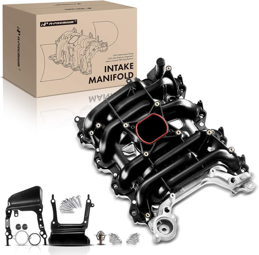 Upper Intake Manifold with Gaskets Compatible with Ford Crown Victoria 96-00, Mustang 96-98, Thunderbird 96-97 & Lincoln Town Car 96-00 & Mercury Grand Marquis 96-00, Cougar 96-97, 4.6L V8