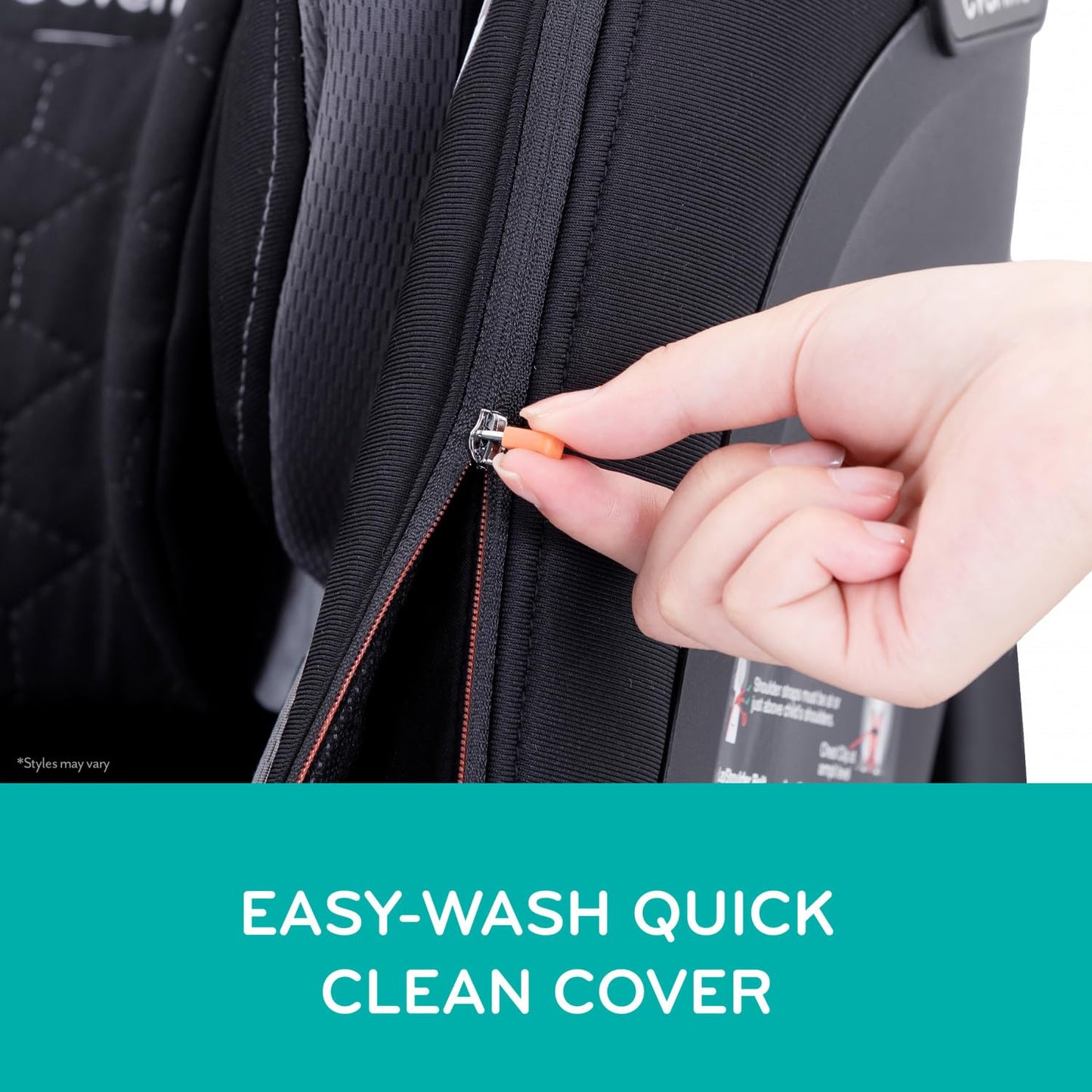 Revolve360 Extend Convertible Car Seat with 360 Degree Rotation, Extended Rear-Facing, Forward-Facing, Booster Mode, and Secure Latch Install, Revere Gray