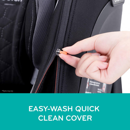 Revolve360 Extend Convertible Car Seat with 360 Degree Rotation, Extended Rear-Facing, Forward-Facing, Booster Mode, and Secure Latch Install, Revere Gray