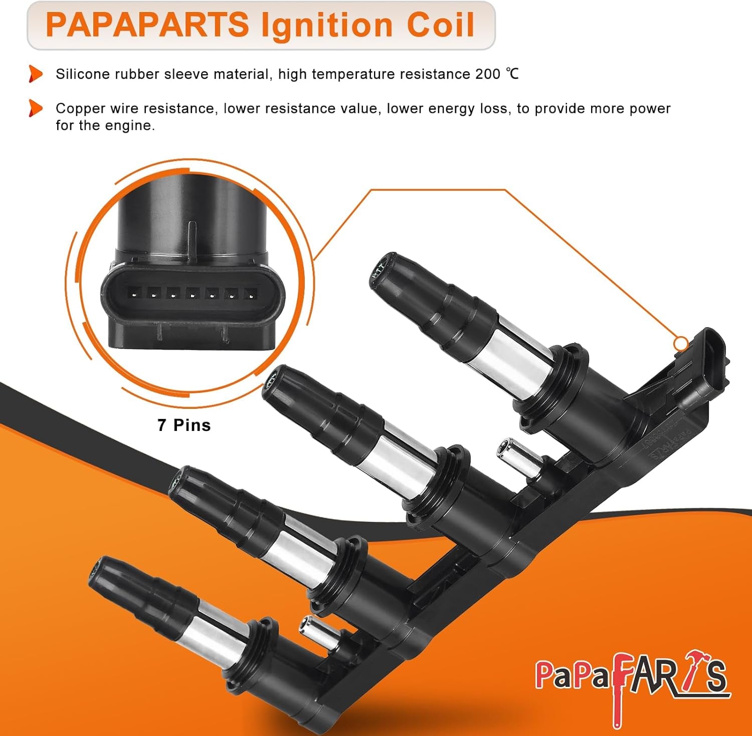 UF620 Ignition Coil Pack and Iridium Spark Plugs Compatible with Chevy Cruze 2011-2016, for Chevy Sonic 2012-2018, for Chevy Aveo 2009-2011, for Pontiac G3 2007-2010 1.6L 1.8L L4